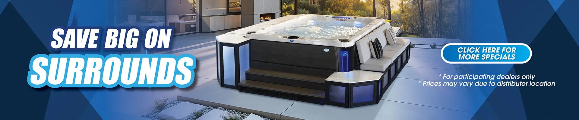 Calspas hot tub being used in a family setting - Laguna Niguel
